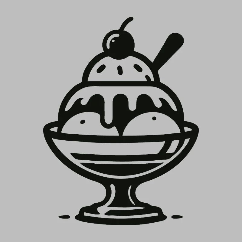 Design de crème glacée pour l’amateur de crème glacée et de glacier