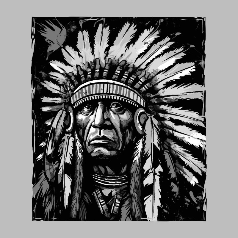 Apache Indian Chief Skull