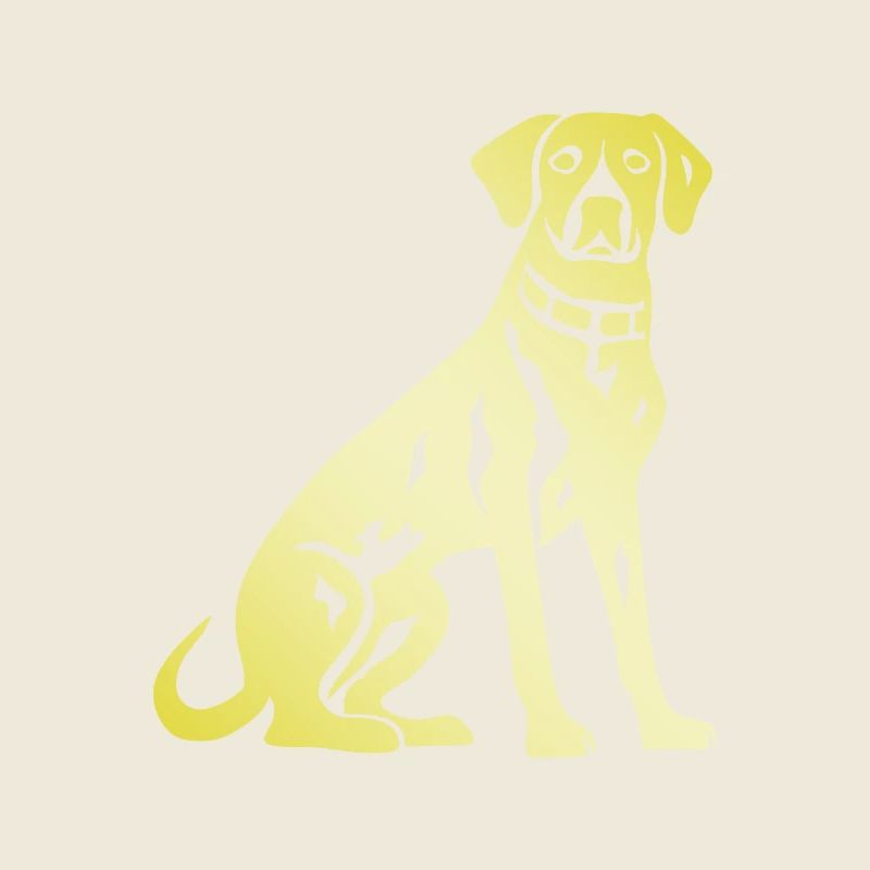 Silhouette de chien dalmatien