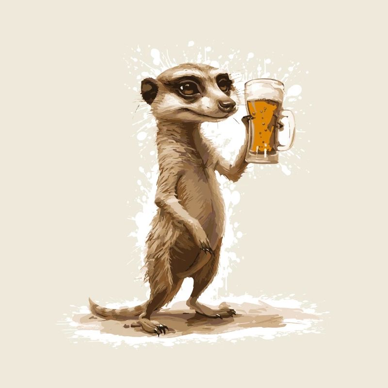 Bière de suricate drôle
