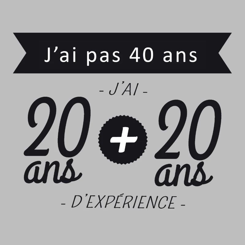 20 ans et 20 ans d'expérience