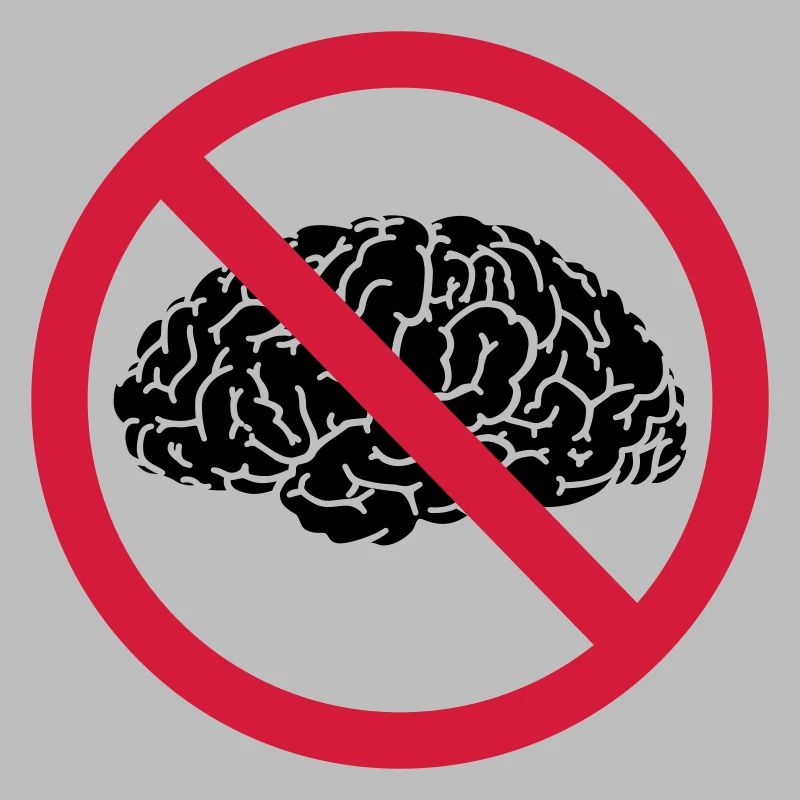 pas de cerveau permis