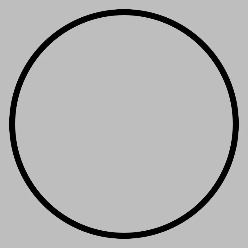 Mathematics icon - circle