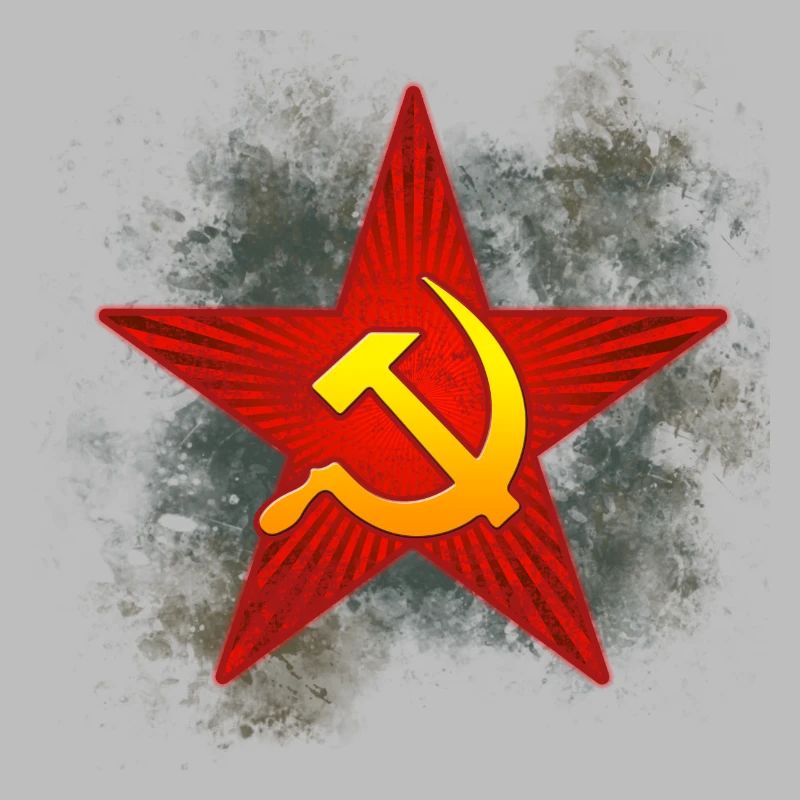 Soviet red star emblem