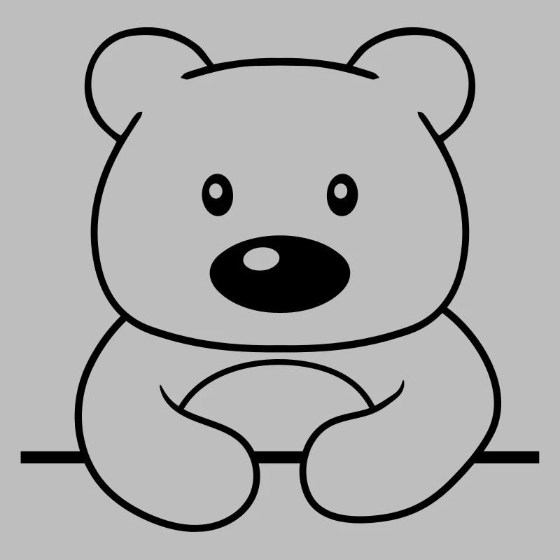 shield frame text write teddy grizzly baer ba