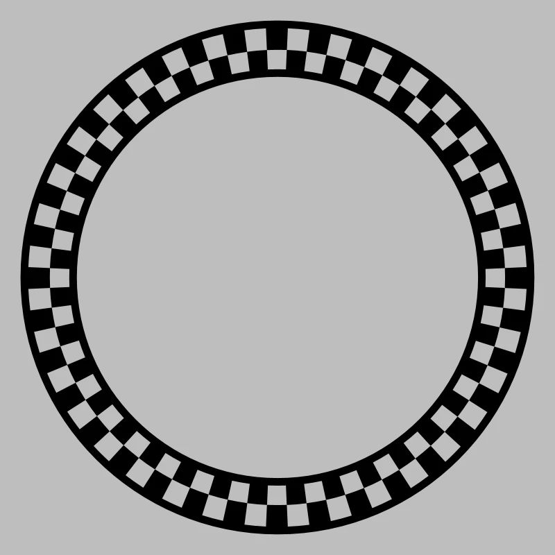 Ralley Kreis /checker circle (b, 1c)