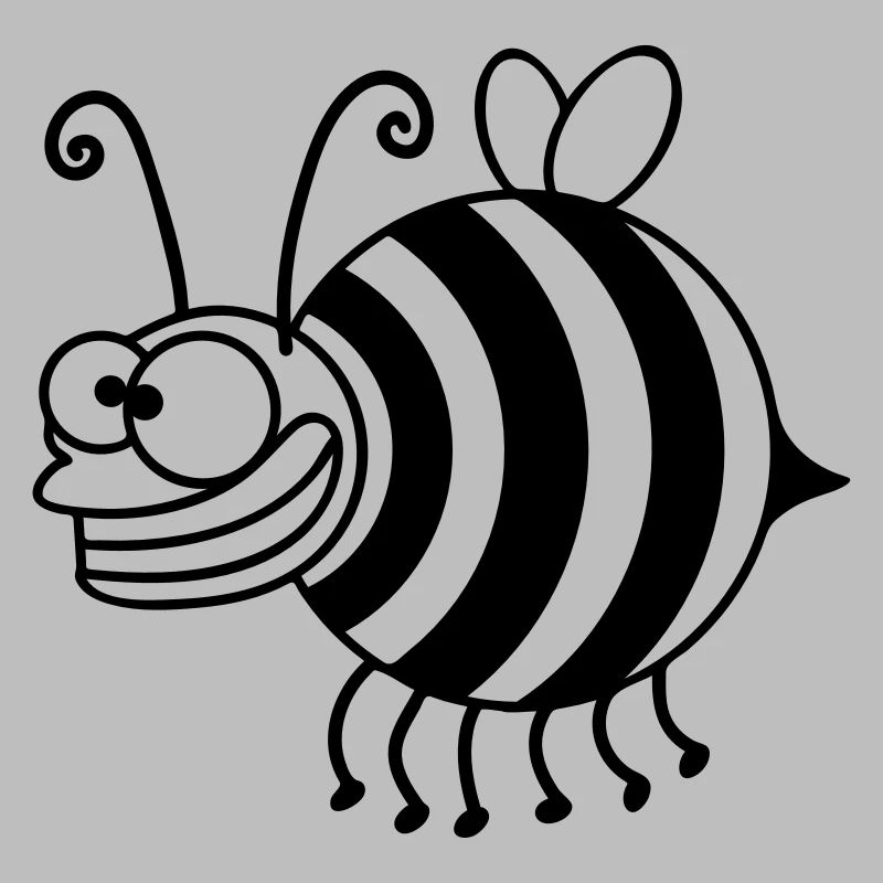 Funny thickness crazy bee