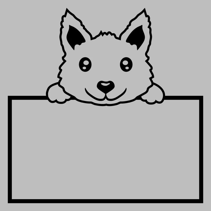 Insert Text Dog Shield