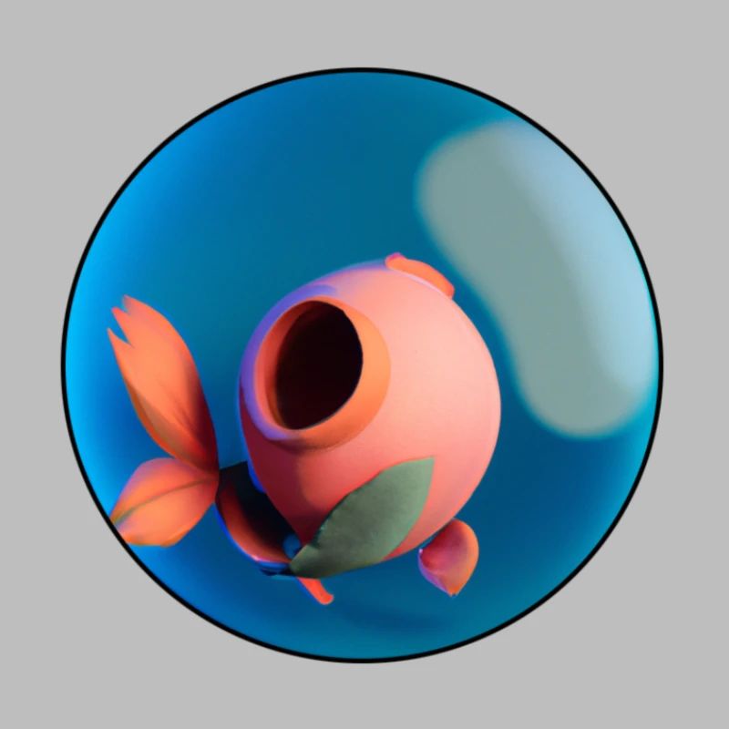 Etrange forme dans un aquarium