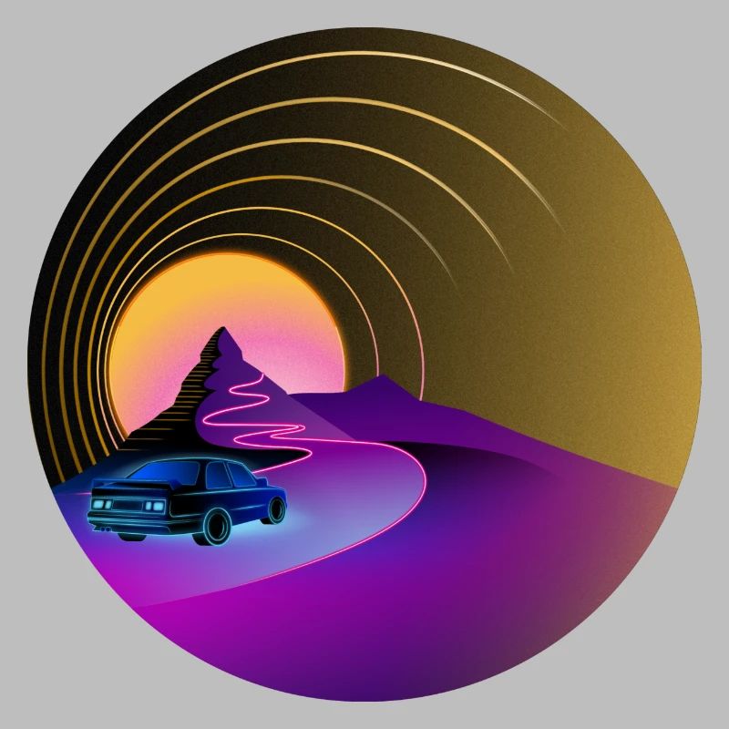 E30 - Rétro - Synthwave - Style