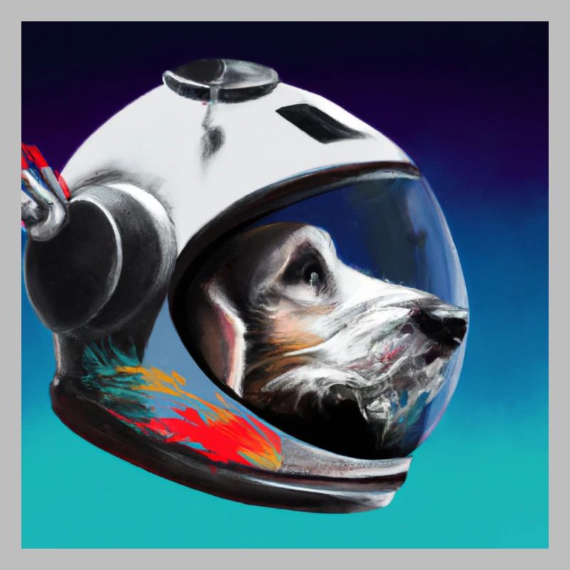 Astronaut Hund
