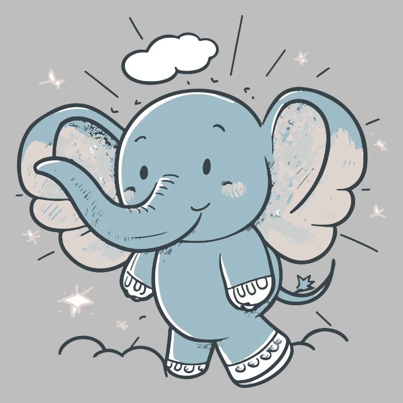 Mignon petit éléphant
