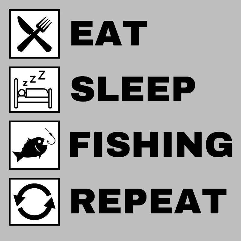 Manger dormir Pêche Répéter