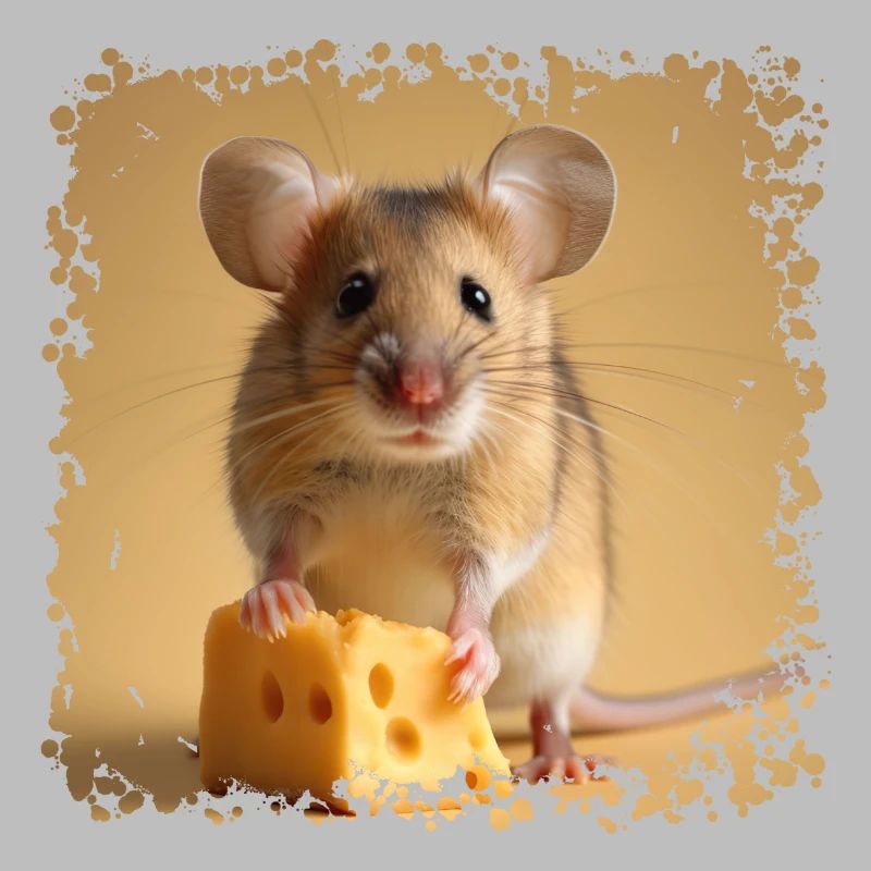 Mice do not feed on cheese