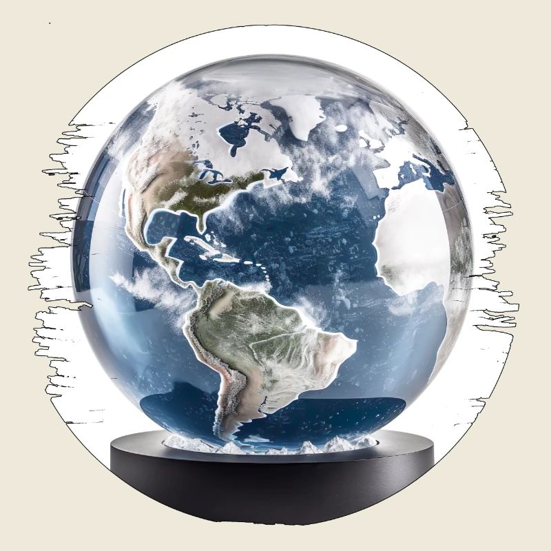 We live in a snow globe