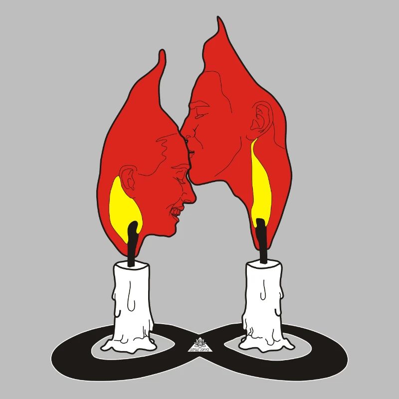 Baiser frontal Twin Flame