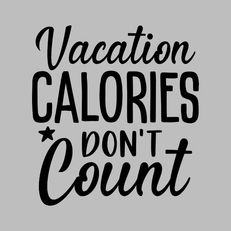 Les calories de vacances ne comptent pas