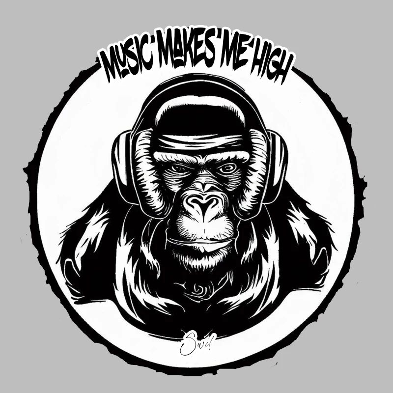 Music makes me high Monkey