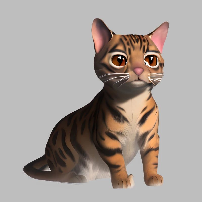 Chaton Propriétaire Chat Bengale Chat Chat chat Tomcat