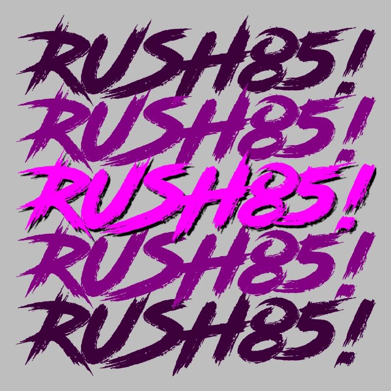 Synthwave / Cyberpunk Title Design RUSH85! -Dunkel