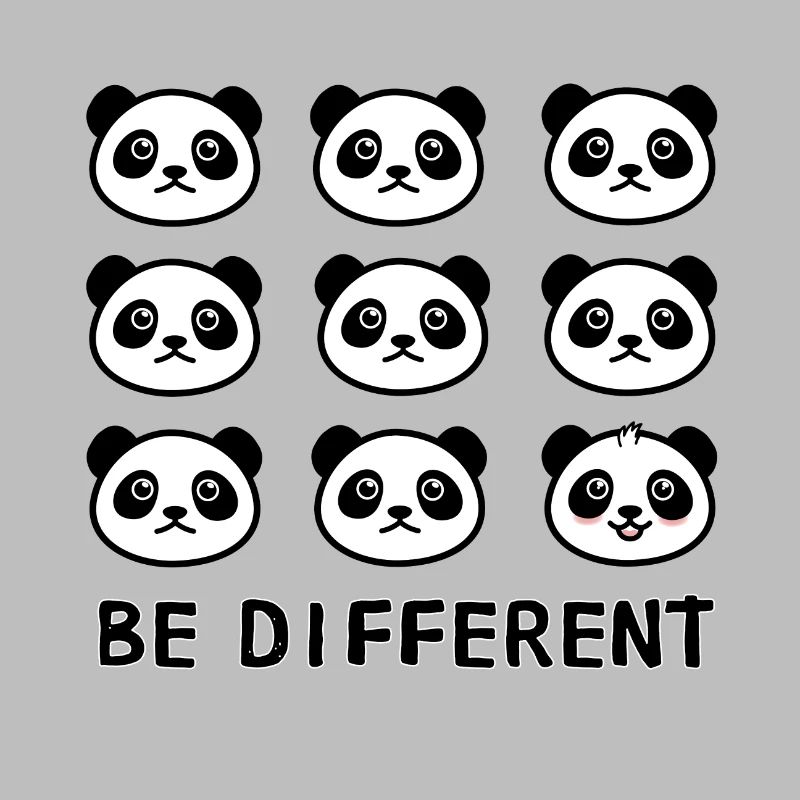 BE DIFFERENT Panda