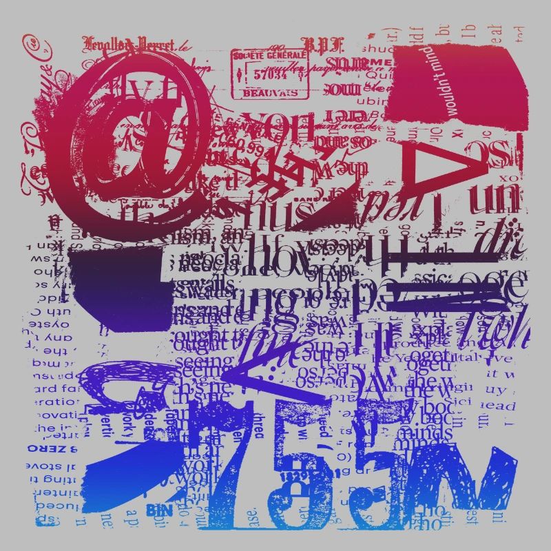 Newspaper Clips Scrapbook Magazines Alphabet Code