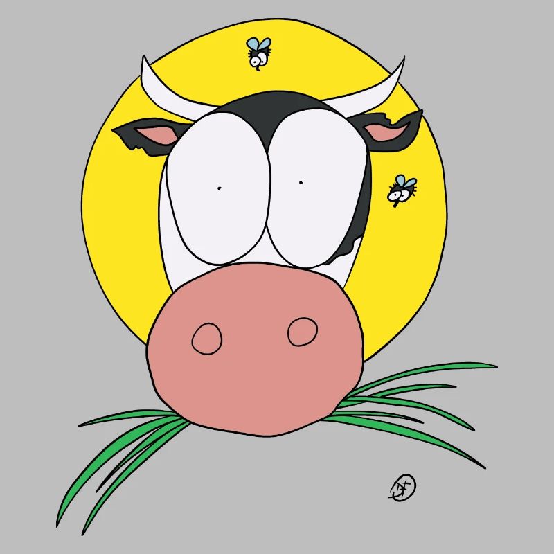 Cow is watching you