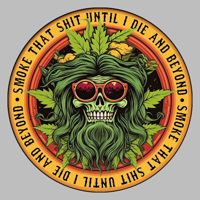 Marihuana-Schädel