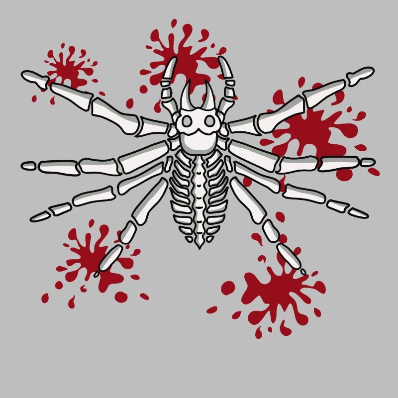 Spinne Halloween Blut Kostüm