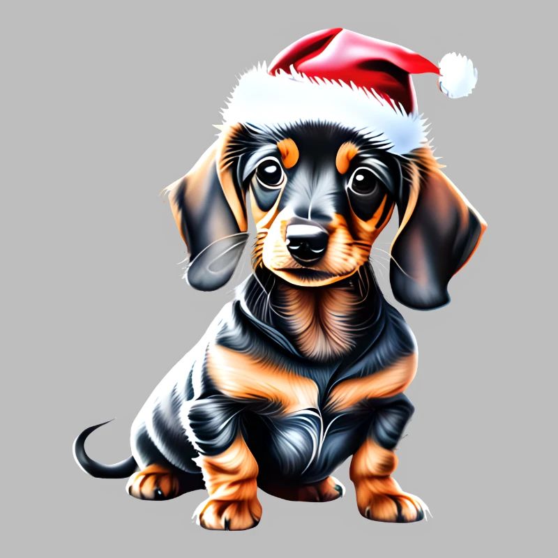 Teckel Chiot Teckel Noël Chien Noël