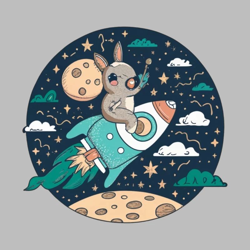 Moonbound Bunny Rocket