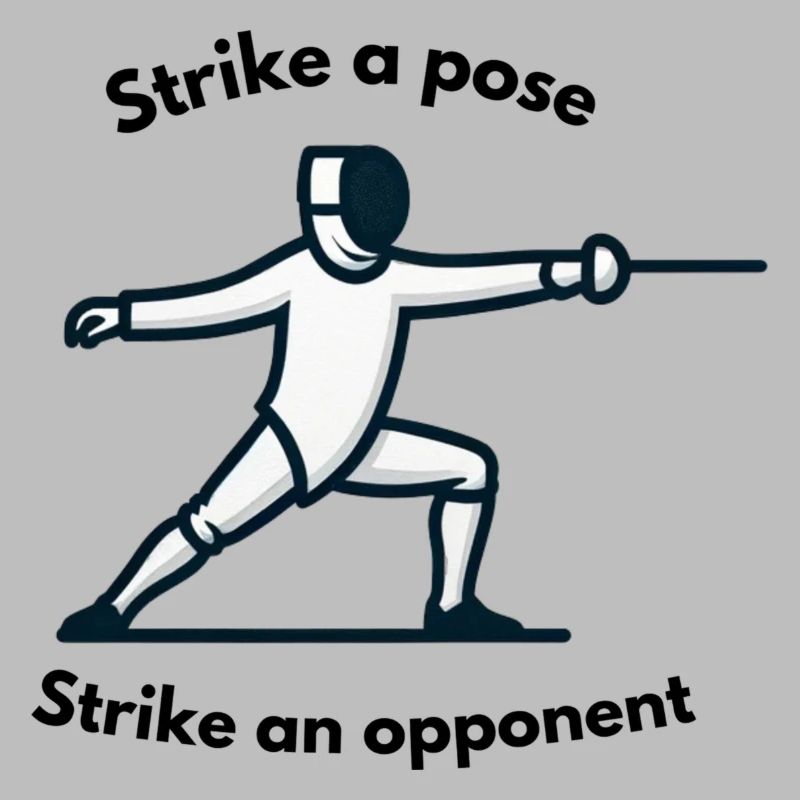 "Nimm eine Pose ein, schlage einen Gegner"