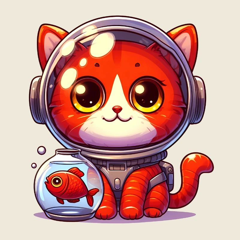Le chat astronaute