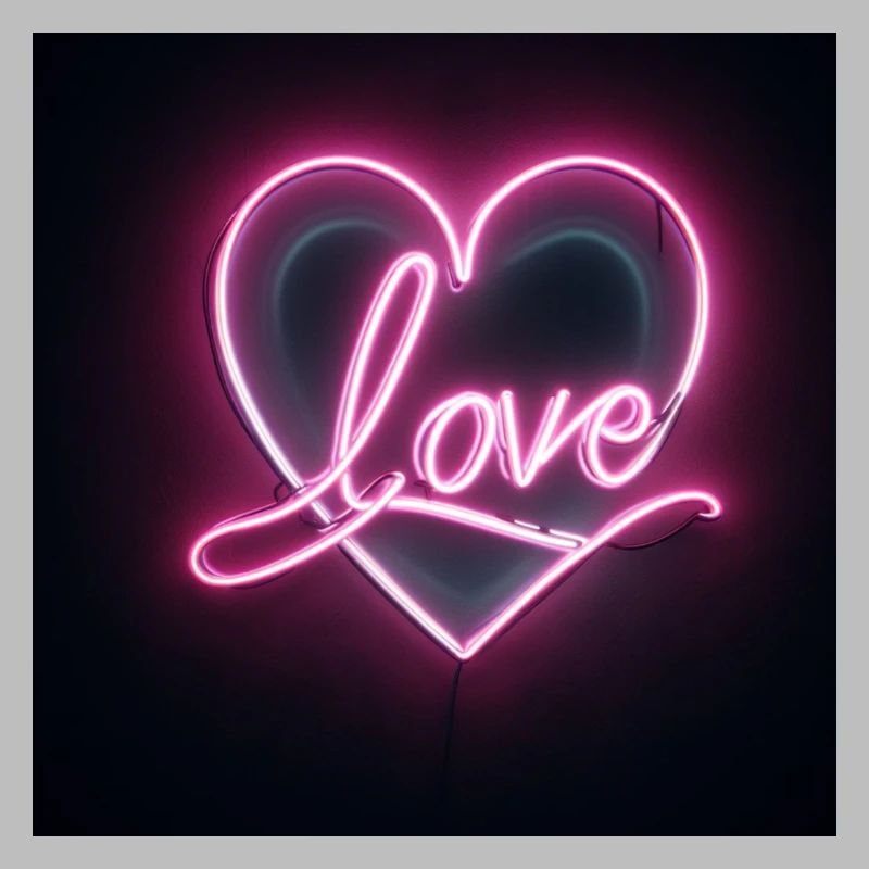 Coeur de néon