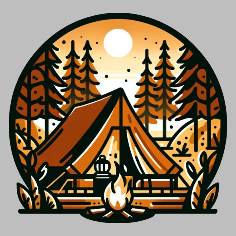 Camping im Wald