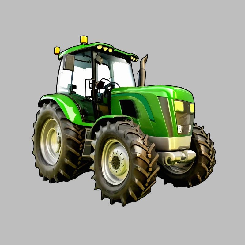 Moderner Traktor Trecker