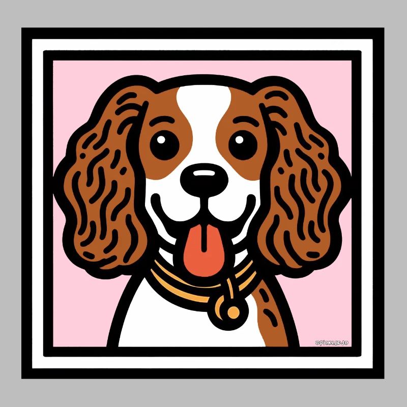 Cavalier King Charles Spaniel Pop Art