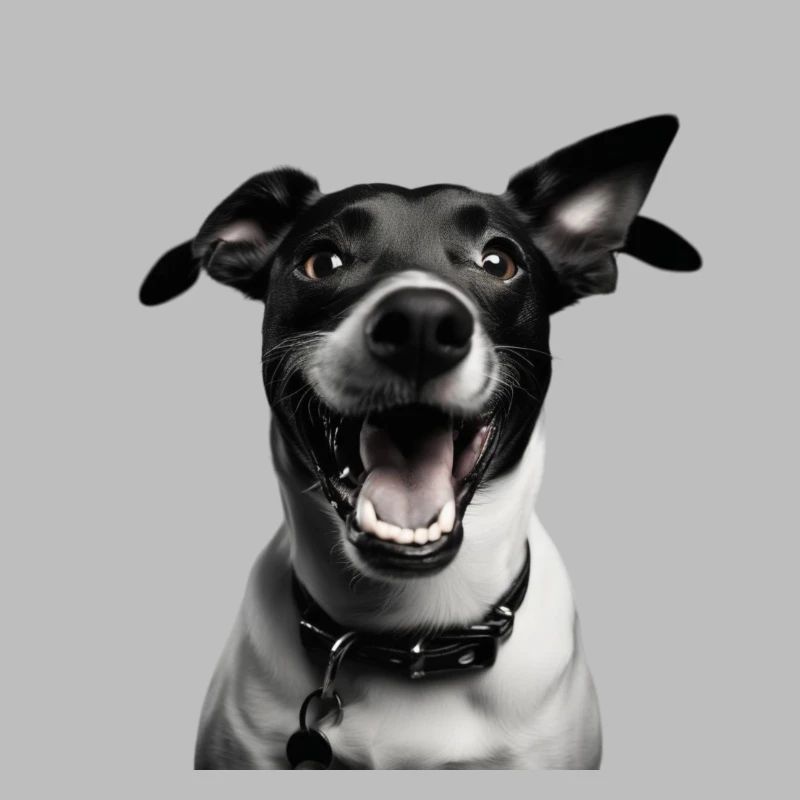 Chien Noir & Blanc
