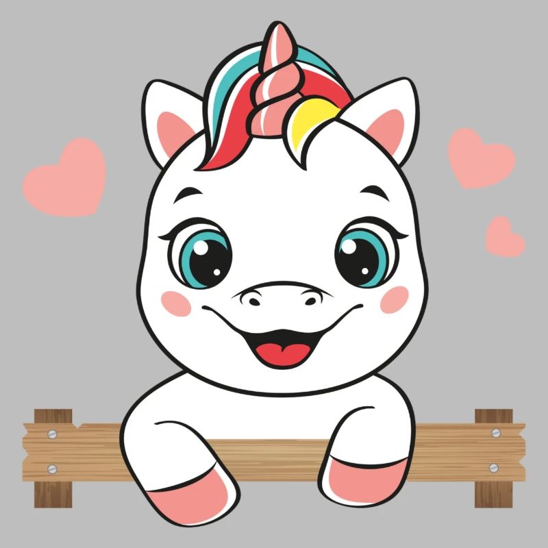 Licorne joyeuse