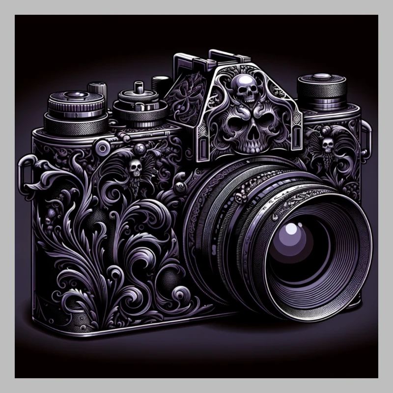 Skull Gothic Camera