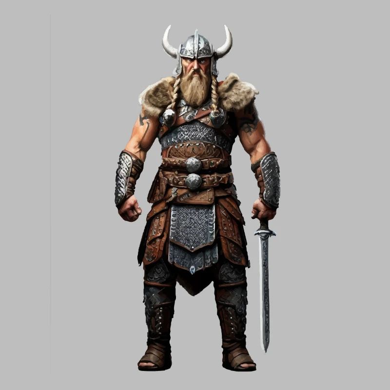 Wikinger Krieger Walhalla