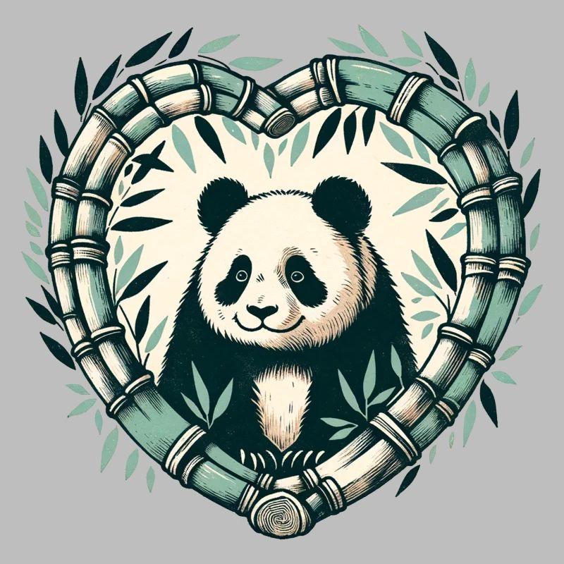 Panda Bear Bamboo