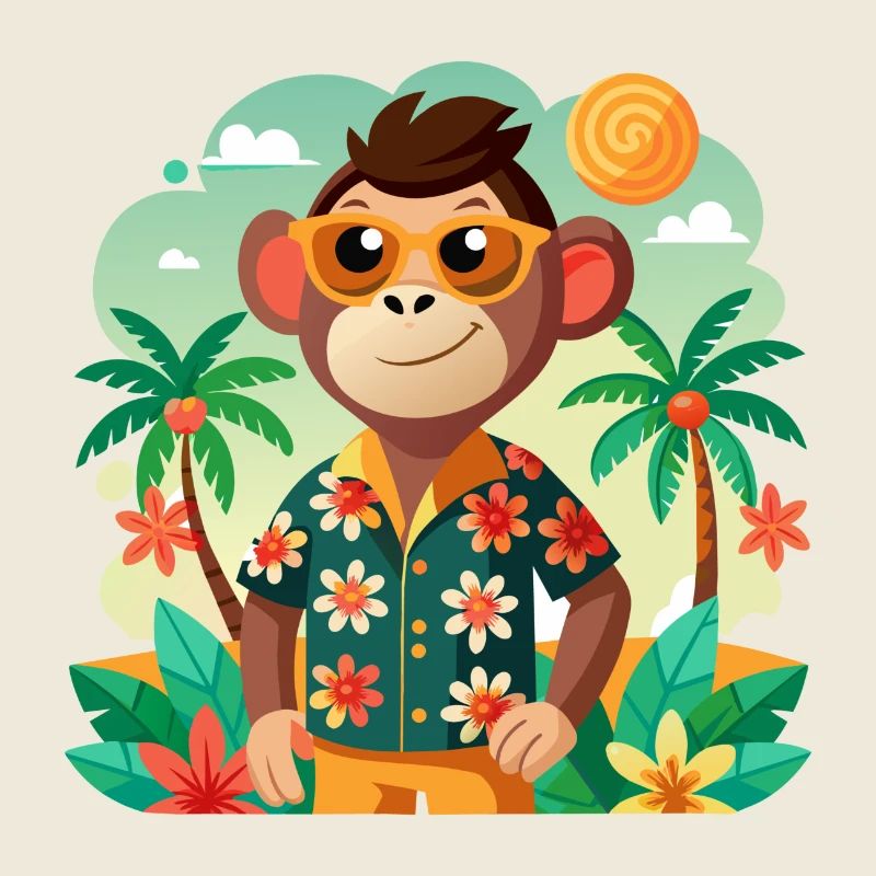 Jungle Junior: Playful Monkey Adventure