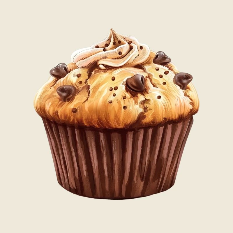 Schokoladen Cupcake Liebhaber Traum