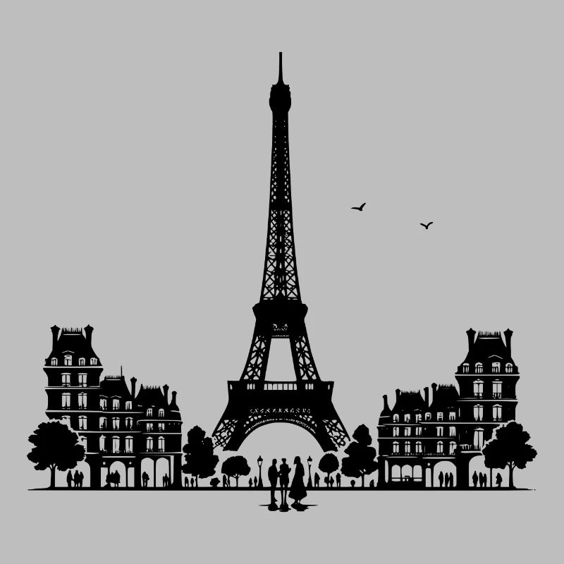 France Romantic Paris Eiffel Tower View