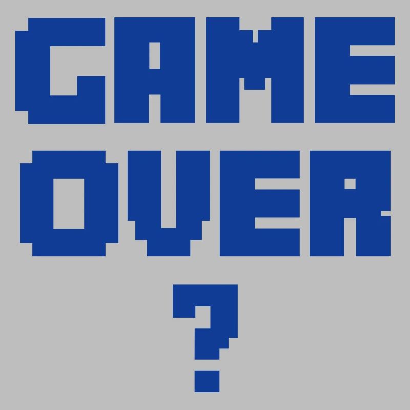GAME OVER blau
