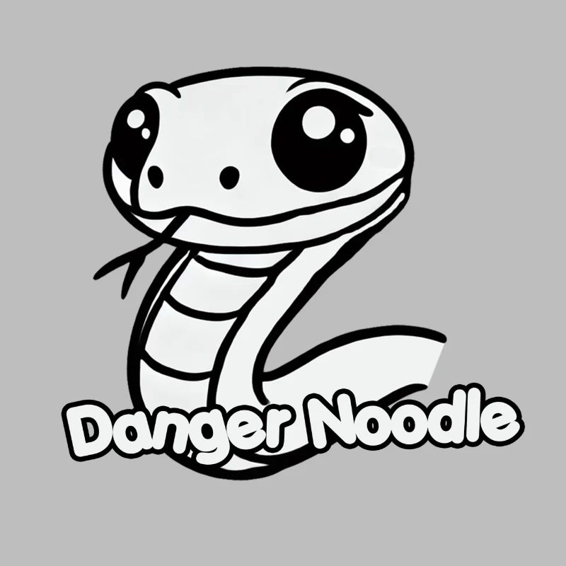 Serpent mignon - Conception de nouilles de danger