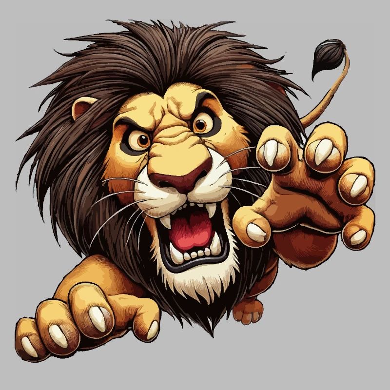 Leo attacks
