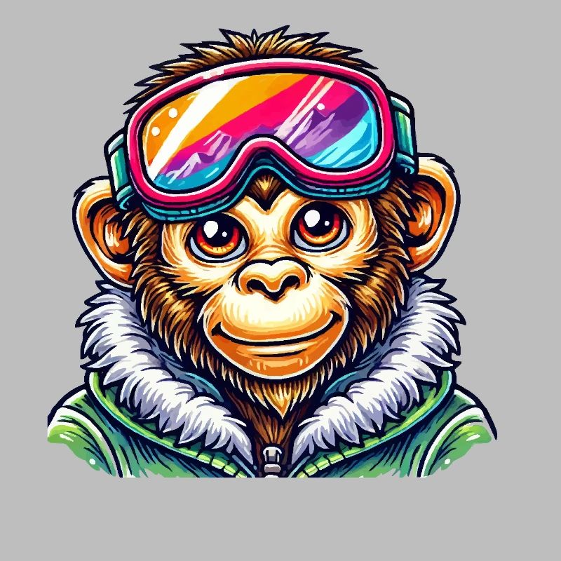 Monkey Ski Goggles