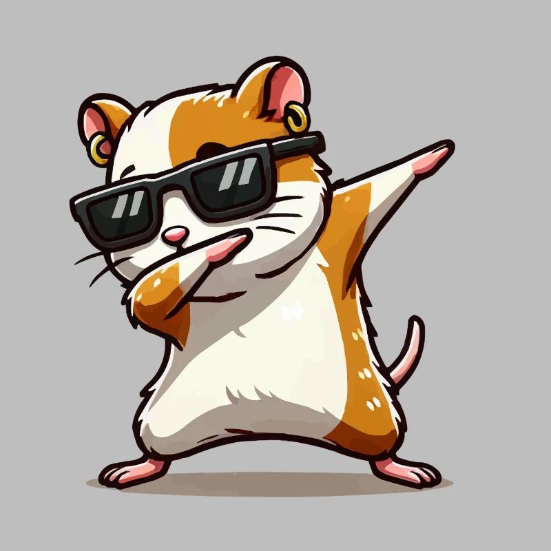 Dabbing de hamster